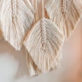 Miniatyrbillede 3 af 5: Drømmesnapper Vævet Fjer Væghængende Håndlavet Drømmesnapper Boheme Kvast Dekoration Hjem Decor