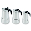 Miniatyrbilde 2 av 3: 2-kopps Perkolator Koker Topp Kaffemaker Moka Pot