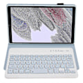 Miniatyrbilde 4 av 5: Tastatur+etui for Samsung Galaxy Tab A7 Lite 8.7 T220 / T225 White Ice Orchid