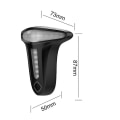 Miniatyrbilde 3 av 4: Bremsesensor Smart Baklykt USB-lading Fall til bakken Blinkende Advarselslys IP66 Batteri