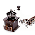 Miniatyrbillede 2 af 5: Kaffemager Manuel Håndkaffebønner Kværn