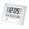 Miniatyrbilde 4 av 5: Ts-h129y Digital LCD Veggklokke med Temperatur for Hjem og Kontor