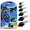 Miniatyrbilde 1 av 4: Fix A Zipper 6-pak Zip Rescue Instant Repair Kit Erstatning Svart