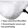 Miniatyrbilde 2 av 5: 4 Dampmoppkluter, Trekantformede Mikrofiber Dampmoppkluter, Vaskbare Erstatningsdampmoppputer For Rengjøring Av Diverse Gulv