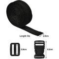 Miniatyrbilde 2 av 4: 10 Spenner 5m Nylon Webbing Bånd & Justerbare Spenner
