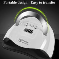 Miniatyrbilde 4 av 5: 180w X7 Max Dobbel UV LED Lampe Negle tørker