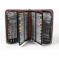 Miniatyrbillede 2 af 4: 160 Slots PU Læder Blyantsæske Elever Pen Holder Organizer