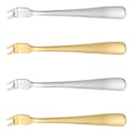 Miniatyrbillede 1 af 5: Bestik BBQ Kødfork, Spidspindegaffel, Kødfork, Udendørs Picnic, Offentlig Gaffel Grill (4 stk)