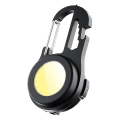 Pikkukuva 4 / 4: Led Mini Cob Taskulamppu, Korkea Lumens Kirkas Valo Avaimenperä Taskulamppu Kannettava Ladattava Valo 3 Valotilaa Taitettavalla Telineellä, Pullonavaaja