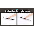 Miniatyrbillede 4 af 5: RGB Metal Lys-sværd 12 Farver 5 Lydeffekter Flash Legetøj E11argbblack E01rgbsilver