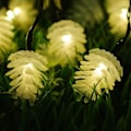 Pikkukuva 2 / 5: Ulkoilma Solar String Light 6m 30leds Mäntykartio Vedenkestävä Keiju