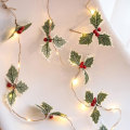 Miniatyrbild 2 av 5: Julröda Fruktblad Fairy String Lights Solenergi