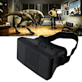Pikkukuva 1 / 5: Mustat 3D Virtuaalitodellisuus VR-Lasit Pääpannalla 4-6 Tuuman Puhelimille