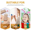Miniatyrbillede 3 af 4: 8 stk Træ Påskekanin Bordpynt DIY Kanin Dekoration DIY Kanin Pynt