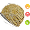 Miniatyrbilde 2 av 5: Hatt for menn og kvinner i bomull, avslappet beanie, myk og lett løpehatt, kort hatt for voksne, kjemisk hatt, avslappet hatt Yellow*yellow