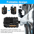Miniatyrbillede 4 af 5: Foldbare cykelpedaler, foldbare cykelpedaler med aluminium, holdbare foldbare cykelpedaler i plastik, cykeltilbehør (a-1)