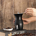 Miniatyrbilde 1 av 4: Håndkvern for kaffe i mini-størrelse av høy kvalitet, rustfritt stål