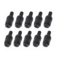 Miniatyrbillede 1 af 4: 2-polet DIN højttaler stik 2-polet stik Hifi højttalerkabel loddeforbindelse. (sort) (10 stk)