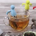 Miniatyrbillede 5 af 5: 2 stk. Rustfrit Stål Silikon Te-infuser, Hængende Te-filter Te-infuser Til Løse Blade Te