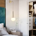 Miniatyrbillede 5 af 5: Kreative Moderne Nordiske Vægslamper Sconces Soveværelse Butikker