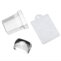 Miniatyrbilde 4 av 5: 2 stk Transparent Stempel for Neglekunst i Silikon med Skrape