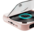 Miniatyrbilde 4 av 5: CD-spiller A-b Repeat Bluetooth-kompatibel CD-spiller Minnefunksjon For Hjem Bil Pink