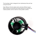 Miniatyrbild 5 av 5: 350W 12V-24V Propeller Undervatten Thruster 3-bladig Propeller, cw+ccw