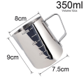 Pikkukuva 2 / 5: 350 ml Espressokahvi Pull Flower Maitomukit Kupit Kannut Jug