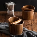 Miniatyrbilde 4 av 5: Trekaffe Knock Box for Cafe Bar - Avfallskasse med Avtakbar Knock Bar og Sklisikker Bunn
