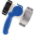 Miniatyrbilde 4 av 5: IBC Tote Tank Slangetilkobling Butterflyventil Hage Slangetilkobling 75mm