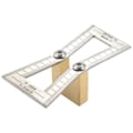 Pikkukuva 1 / 5: Dovetail-merkki, käsin leikattujen puuliitosten mittaus, Dovetail-ohjaintyökalu asteikolla, Dovetail-mallin koko