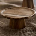 Miniatyrbillede 4 af 5: Høj Stativ Træ Kageplade Mad Servering Bakker Øko Træ