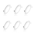 Miniatyrbilde 1 av 5: 6 stk 4 stk LED Ultra Tynn Downlight Lampe 6W LED Tak