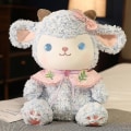 Miniatyrbillede 2 af 5: 1 stk 22-60 cm Kawaii Lolita Plys Dudde Søde Får Fyldte Bløde Legetøj Pigelig Dekoration Børn 60cm Blue