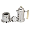 Miniatyrbillede 2 af 5: Italiensk Espresso Maker i Rustfrit Stål Moka Pot Percolator