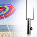 Miniatyrbillede 2 af 5: Strandparasol Anker Udendørs Solparasol Anker Rustfrit Stål Solparasol Stativ Parasol Tilbehør 2,5-3,2cm 1stk-sort King Kong