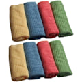 Miniatyrbilde 1 av 8: 8 stk. Mikrofiber Rengjøringskluter Oppvaskkluter for Kjøkken Oppvask Absorberende for Daglig Bruk