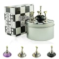 Miniatyrbillede 2 af 5: Magnetisk Rhinestone Polish Stativ Kunst Tips Stativ Øvelse Visning Holder-farve sort