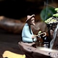Miniatyrbillede 4 af 5: Landskabs-stil Keramik Tilbageflow Røgelsebrænder