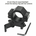 Miniatyrbillede 5 af 5: 1'' 25.4/30mm Ring Weaver Picatinny Rail QD Kikkertmontering