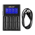 Miniatyrbilde 3 av 5: Golisi 4-sporers Smart LCD Oppladbare Batterilader