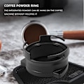 Miniatyrbillede 2 af 3: 54mm Espresso Doseringstragt Kaffe Dosering Ring Roterbar Sløjfe Til 8 Serie Kaffe Maskiner (sort)