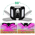 Miniatyrbild 3 av 5: LED-växtlampor Fullspektrum E27 40W 108-144 Pärlor