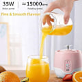Miniatyrbillede 5 af 5: Bærbar Mini Blender med 4 Blade - Moderat Saftpresser