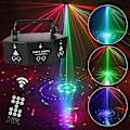 Miniatyrbilde 1 av 5: Festlys DJ Disco Scene Lys Strobe Flash Effekter