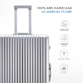 Miniatyrbillede 3 af 5: Højt Holdbar Rejsekufferter Check-in Bagage Kabine Bagage Charcoal Large 30''