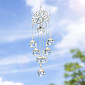 Miniatyrbillede 2 af 5: Krystal Regnbue Solfanger, Glas Træ Liv Solfanger Til Vindue, Hængende Glaskugle Prisma Charm 1stk-transparent