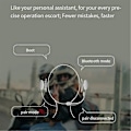 Miniatyrbillede 4 af 5: 2 stk Bluetooth Intercom Motorcykel Fuldt Hjelm Bluetooth Headset til 2 Kørere Intercomunicador Trådløs