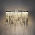 Miniatyrbillede 5 af 5: 1-lys 50 cm LED Pendellampe Design Chandelier Guld