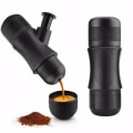 Miniatyrbillede 1 af 3: Bærbar Manuel Kaffemaskine Mini Espresso Kværn
